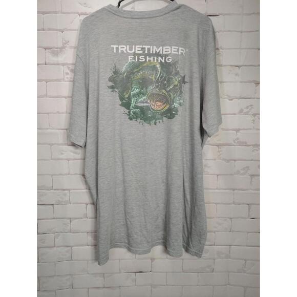 True Timber Mens 3XL T Shirt Bass Fishing Outdoor Active - Picture 1 of 5